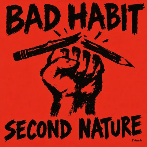 Atelier Populaire / Paris May 1968 style album cover for a fictional single: Second Nature