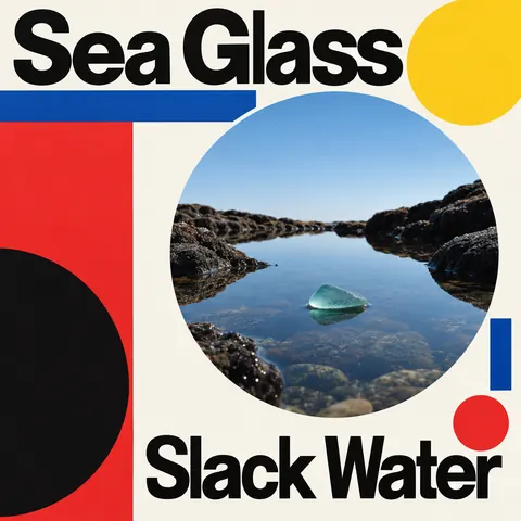 Bauhaus style album cover for a fictional single: Slack Water