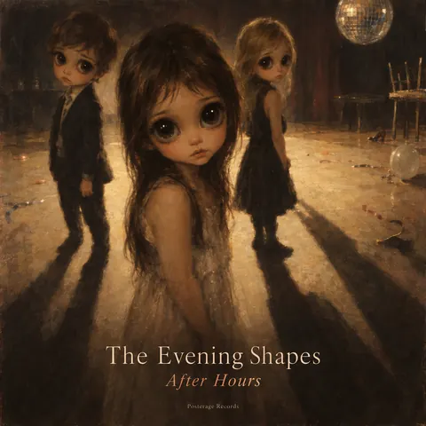 Big Eyes / Keane Waif style album cover for a fictional single: After Hours