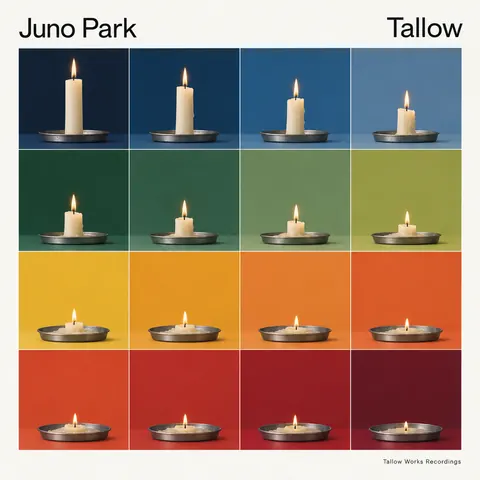 Concrete Art style album cover for a fictional album: Tallow