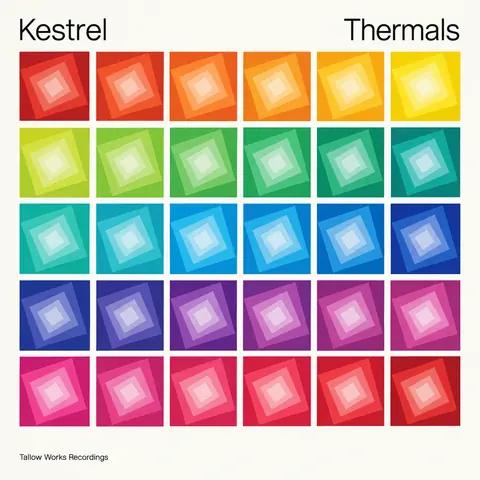 Concrete Art style album cover for a fictional album: Thermals