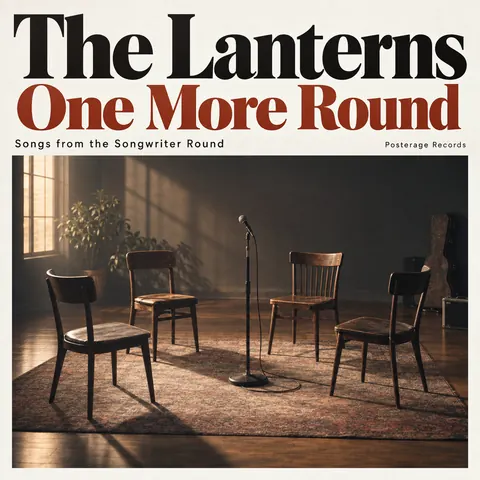 Contemporary Editorial style album cover for a fictional album: One More Round