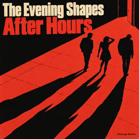 Cuban OSPAAAL Revolutionary style album cover for a fictional single: After Hours