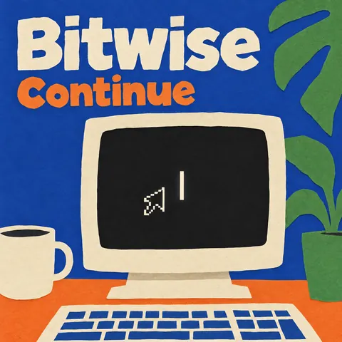Cut paper style album cover for a fictional single: Continue