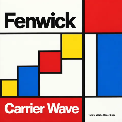 De Stijl style album cover for a fictional album: Carrier Wave