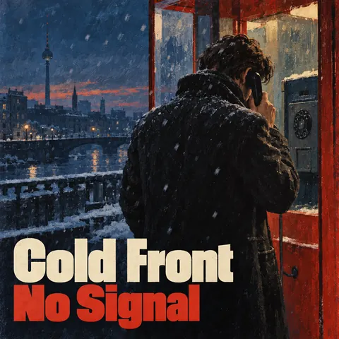 East German DEFA Film Poster style album cover for a fictional album: No Signal
