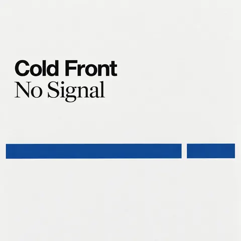 Factory Records / Haçienda style album cover for a fictional album: No Signal
