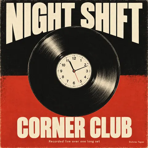 Festival Indie Lineup style album cover for a fictional album: Corner Club