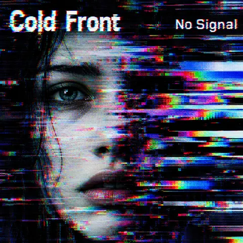 Glitch Art style album cover for a fictional album: No Signal