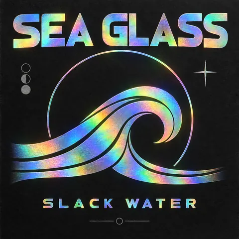 Holographic Foil style album cover for a fictional single: Slack Water