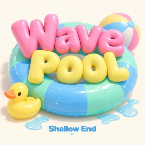 Inflated 3D style album cover for a fictional single: Shallow End