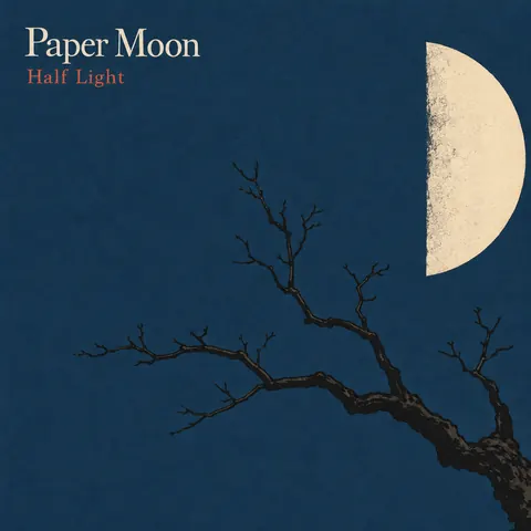 Japonisme style album cover for a fictional single: Half Light