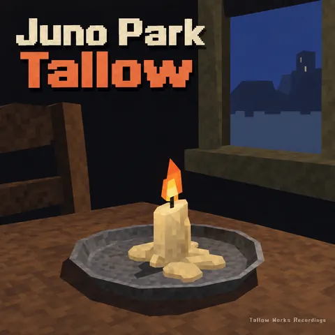 Low Poly style album cover for a fictional album: Tallow