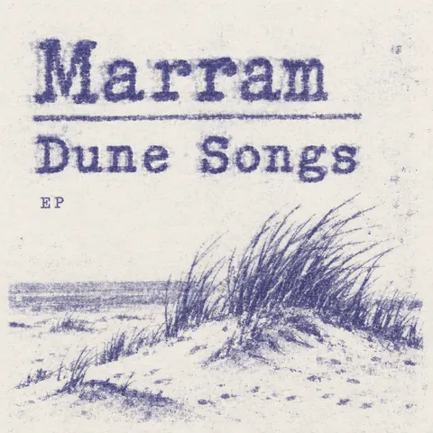 Mimeograph / Ditto Machine style album cover for a fictional single: Dune Songs