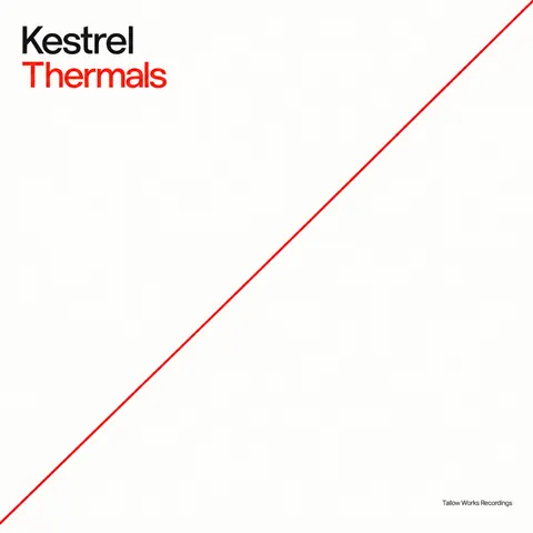 Minimalism (Art) style album cover for a fictional album: Thermals