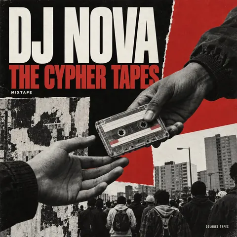 Neue Sachlichkeit / New Objectivity style album cover for a fictional album: The Cypher Tapes