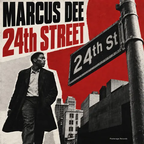 Neue Sachlichkeit / New Objectivity style album cover for a fictional album: 24th Street