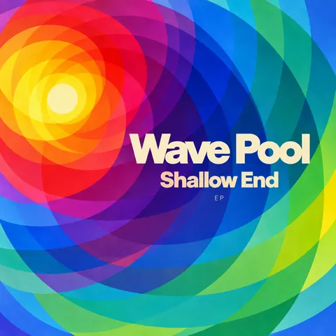 Orphism / Simultanism style album cover for a fictional single: Shallow End