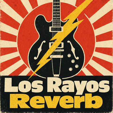 Screenprint Pop style album cover for a fictional single: Reverb