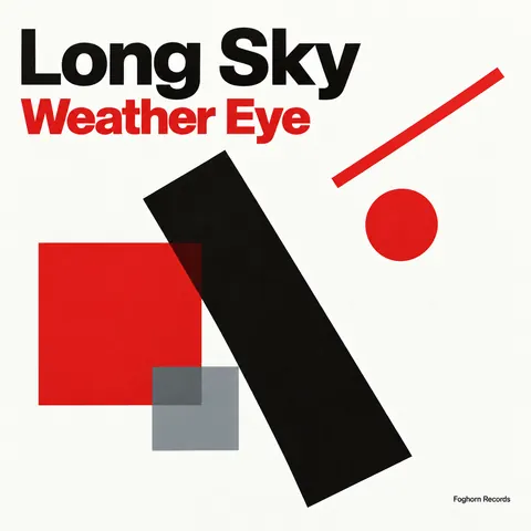 Suprematism style album cover for a fictional album: Weather Eye