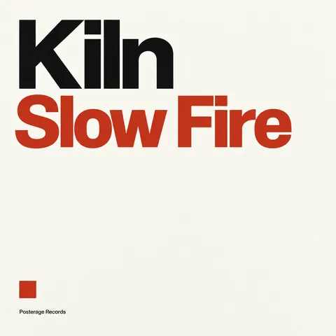 Swiss typography style album cover for a fictional album: Slow Fire